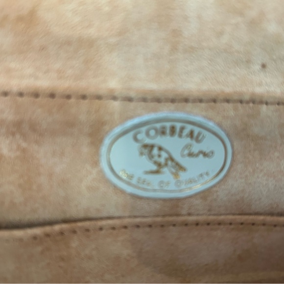 Vintage Corbeau Curio Genuine Ostrich Skin Clutch/Chain Purse. Great Condition - Picture 14 of 16